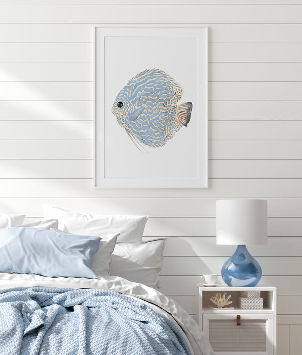 Aquarell Küstenbilder Set aus 4 Bildern
