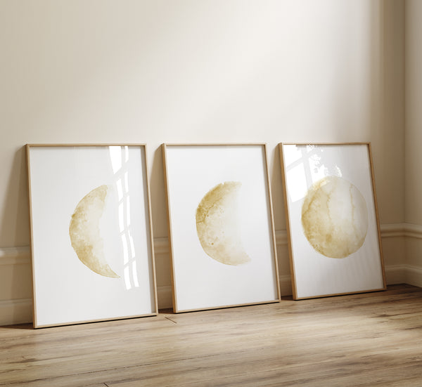 Nursery wall art print set of 3 prints