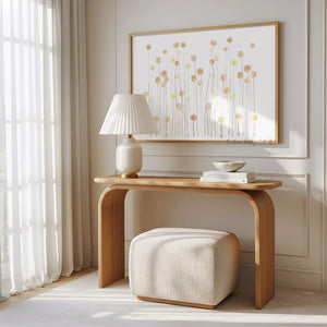 Soft Yellow Watercolor Abstract Wall Art – Minimalist Home Decor