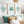 Watercolor Coastal Seaweed Wall Art Set – Green Ocean Botanical Collection
