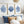 3 Blue Corals Set - Coastal Wall Art for Modern Home Décor