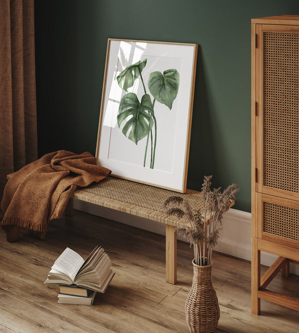 Set of 3 Scandinavian tropical fine art prints